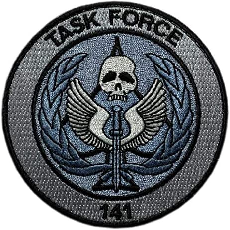 Modern Warfare Task Force 141 Logo Call of Duty Patch (Hook Fastener)