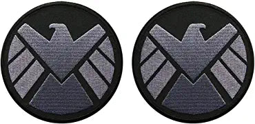 Avengers Shield Logo Costume Shoulder Patch Set of 2 (3.5 INCH - AV-7)