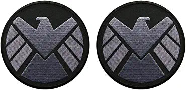 Avengers Shield Logo Costume Shoulder Patch Set of 2 (3.5 INCH - AV-7)